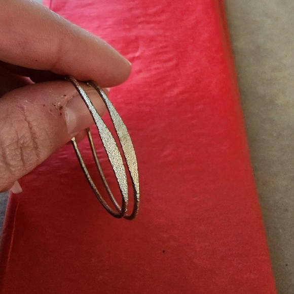 Small Silver Hoops - Picture 3 of 4